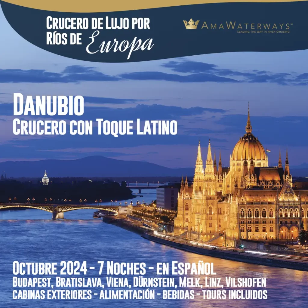 Crucero de Lujo por Ríos de Europa AmaWaterways - Danubio - Portada - BiciTravel Medellín