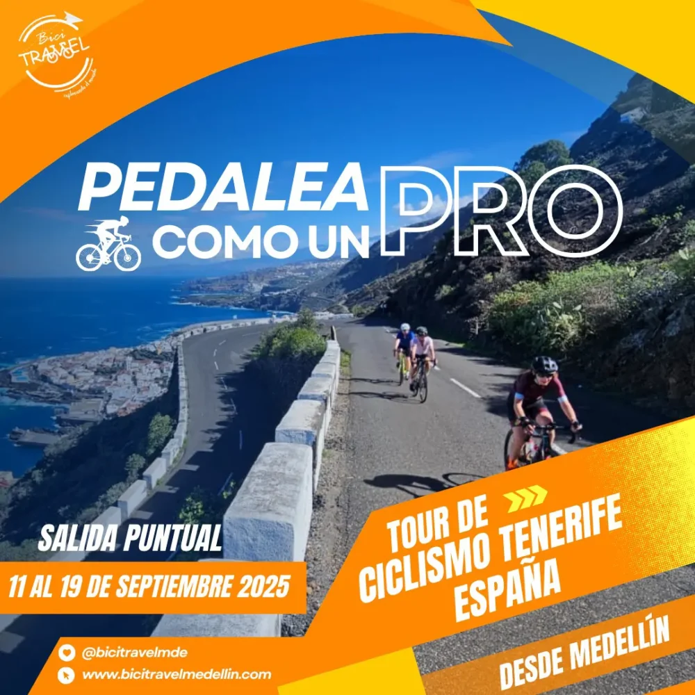 Pedalea como un Pro: Tour de Ciclismo en Tenerife – Salida desde Colombia 2025.